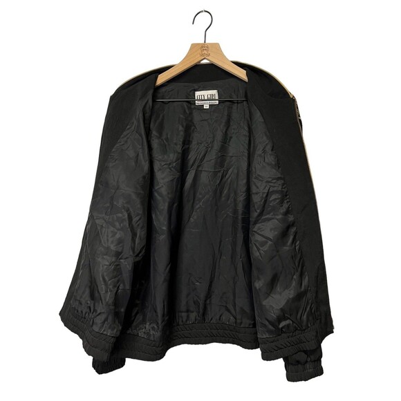 Vintage Nancy Bolen Women’s Embroidered Blazer Jacket Monstera Plant Print Sz 14 - Picture 8 of 16